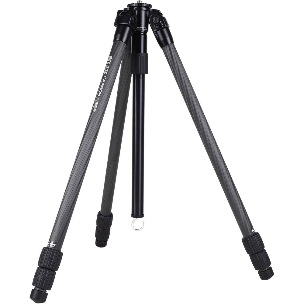 SLIK Pro CF-733 Trípode de Carbono 33.1 lb, Altura Máxima 65.9""