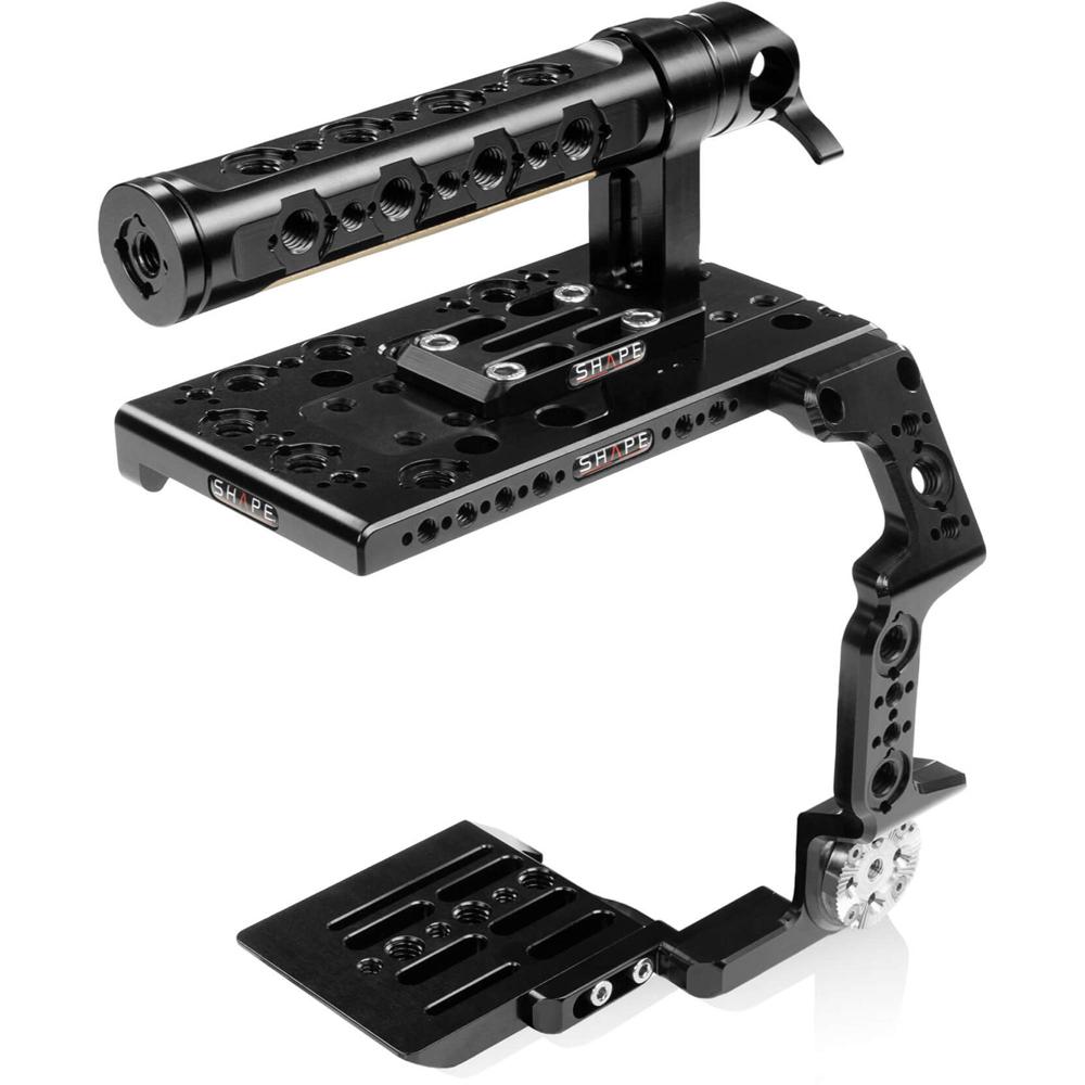 SHAPE Cámara Cage con Mango Superior para Sony PXW-FX9 - Construcción de Aluminio, Monta