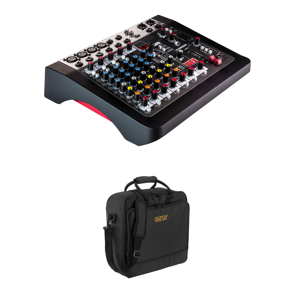 Allen & Heath ZEDi-10FX Mezclador Híbrido con Interfaz USB y Bolsa Acolchada