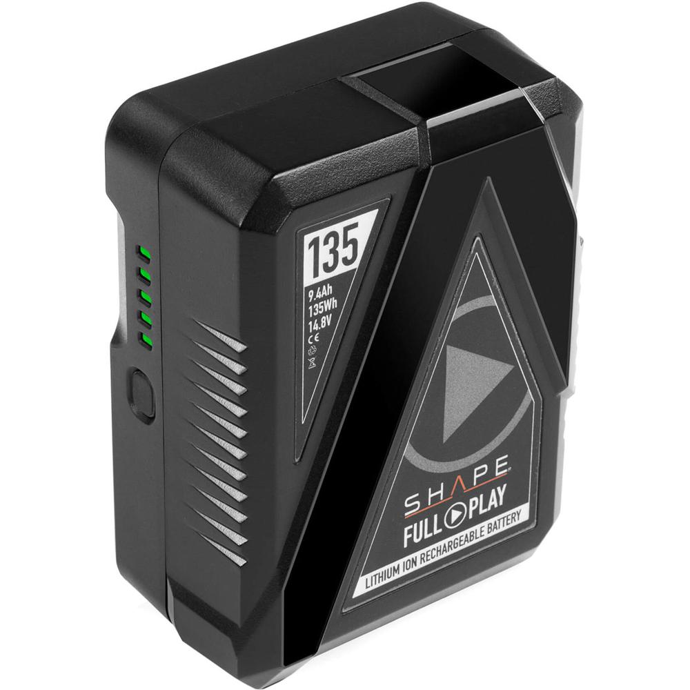 Shape Batería V-Mount Full Play 135Wh Li-Ion con Salidas D-Tap y USB