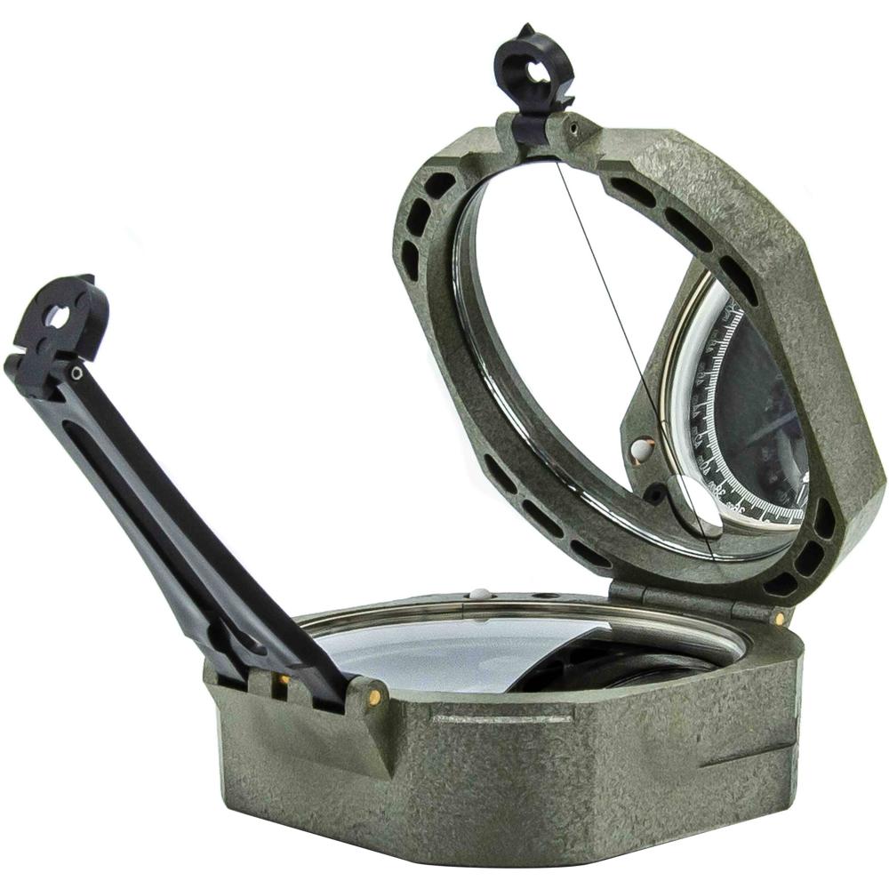 Brunton Compás Militar Transit M2 con Escala 0-6400 MRAD y Precisión de ±0.5°
