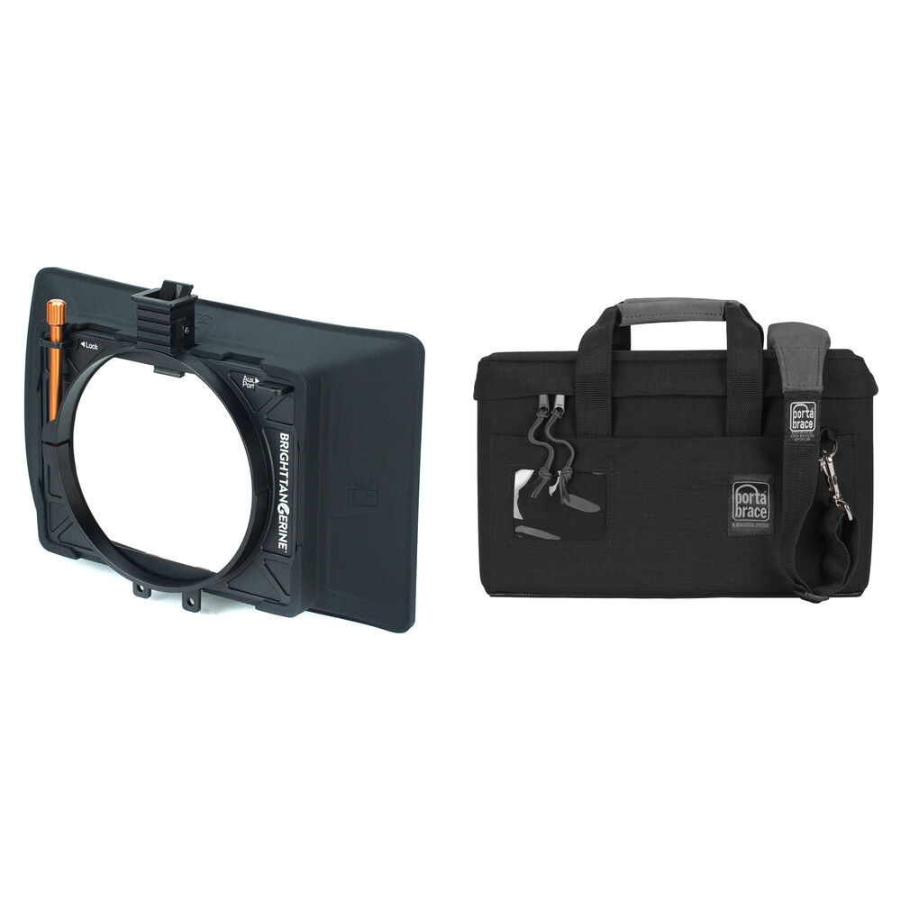 Bright Tangerine Misfit Atom 4x5.65""/4x4"" Matte Box Kit Ultra Ligero con Funda Suave