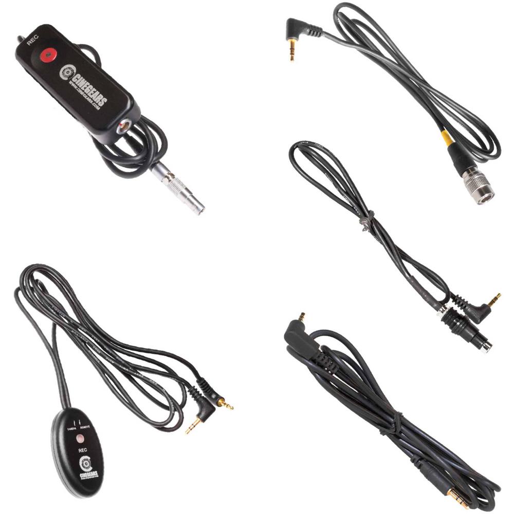 CINEGEARS Kit de Cable Start/Stop para Cámara - Compatible con ARRI, LANC, RED y Sony