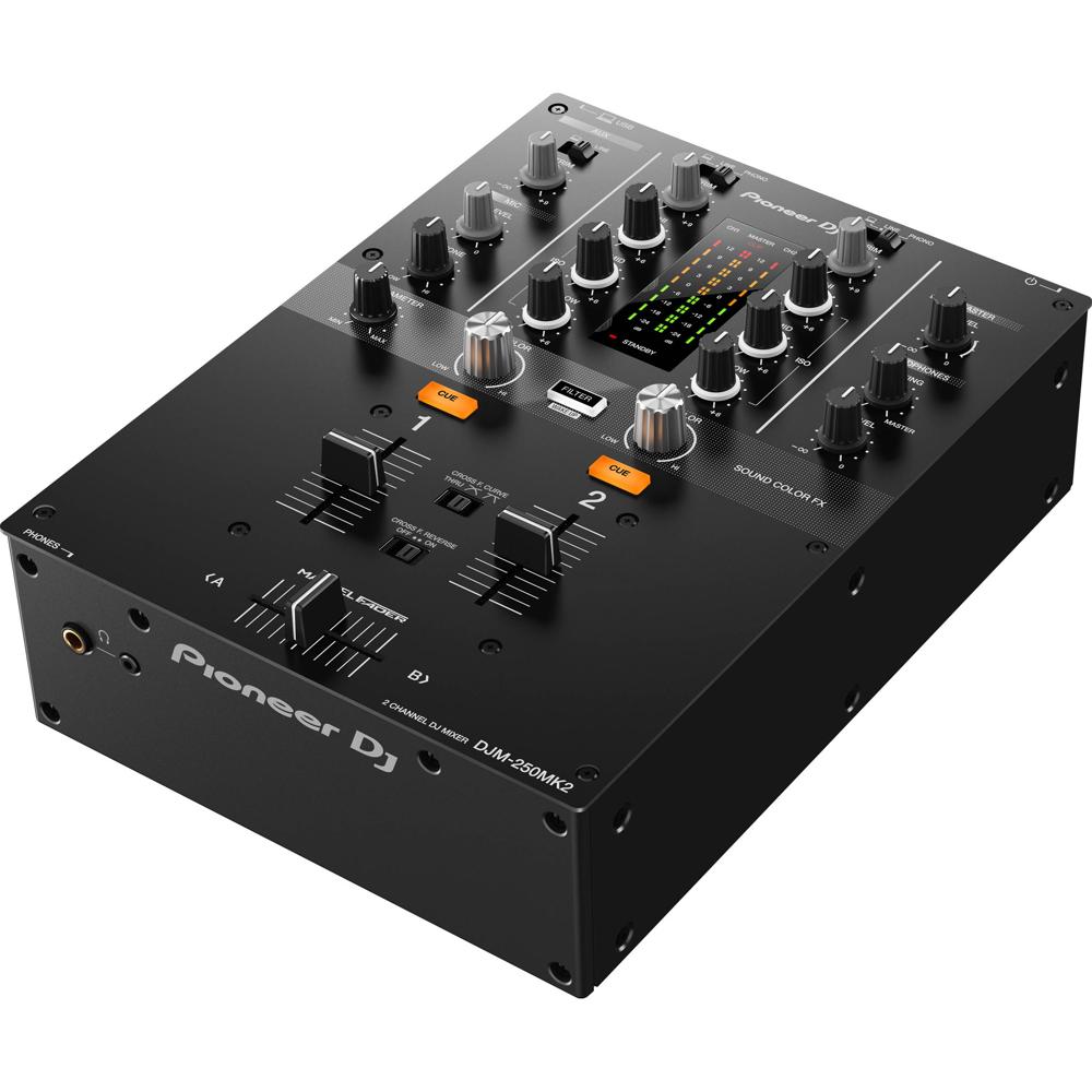 Pioneer DJM-250MK2 Mezclador DJ de 2 Canales con Filtros de Sonido y Salidas XLR