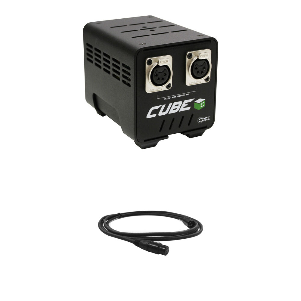 Core SWX Cube 200 Fuente de Poder 200W con Cable XLR de 10'