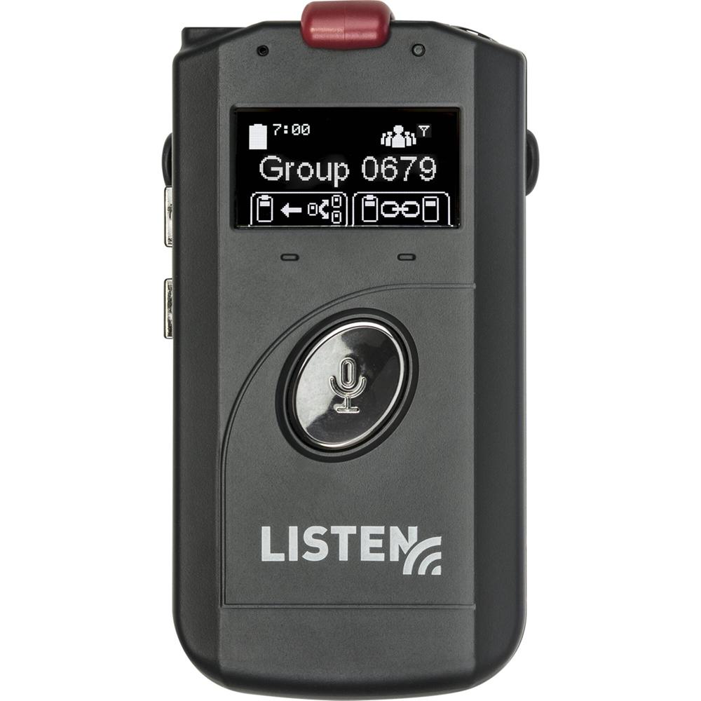 Listen Technologies LK-1 Transceptor de Comunicación Bidireccional con Auricular Universa