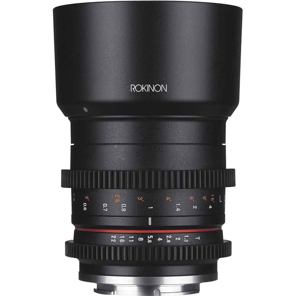 Rokinon 50mm T1.3 Cine Lens para Fujifilm X - AOV 31.7°, Multi-Capa, Elementos Asféricos