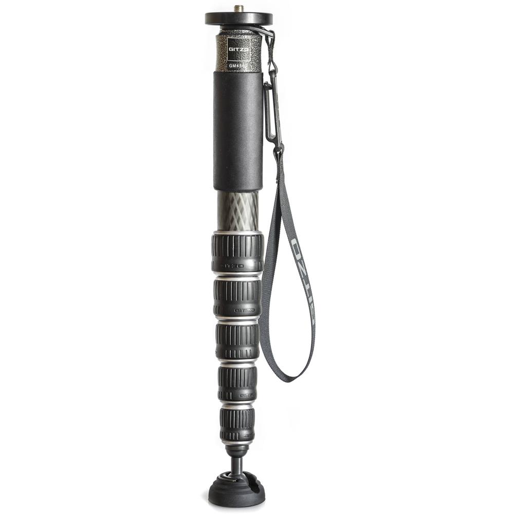 Gitzo Monopod GM4562 Series 4 Carbon Fiber 6 Secciones 77.2 lb Capacidad de Carga 60.6"" Al