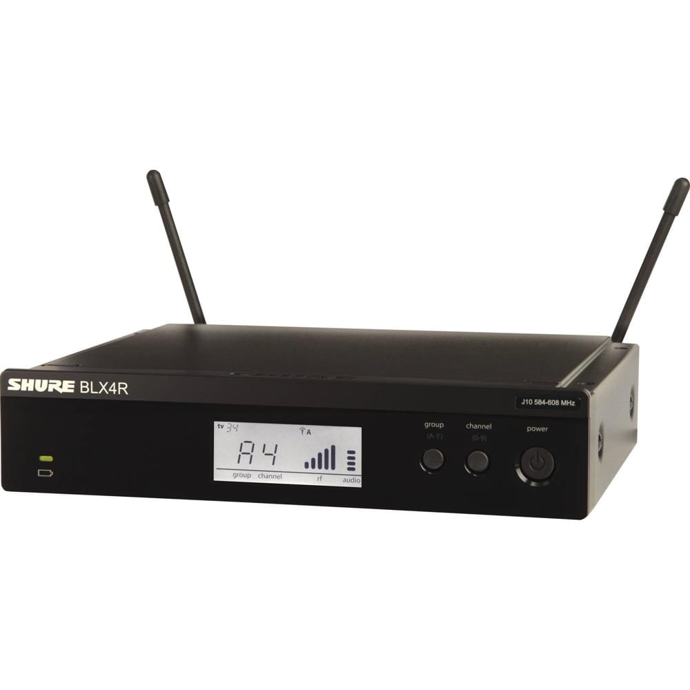 Shure Receptor Inalámbrico BLX4R Rackmount H10 (542 a 572 MHz) - Diseño de un solo canal