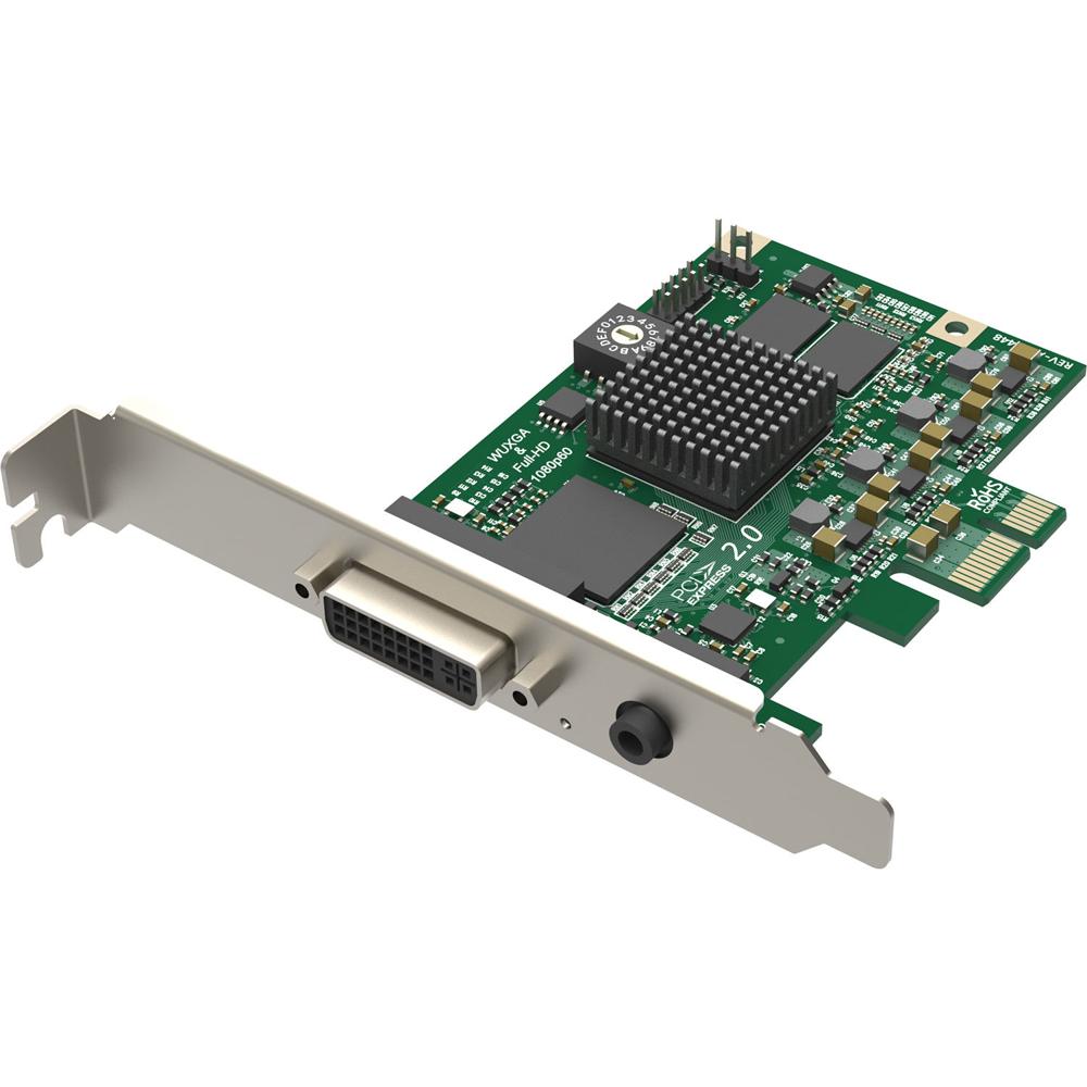 Magewell Pro Capture DVI HD Capture Card PCIe x1 - Captura DVI, VGA, HDMI y Audio, Resoluc