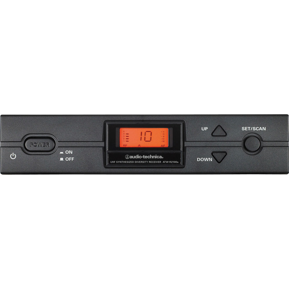 Audio-Technica Receptor Inalámbrico ATW-R2100c UHF con 10 Canales Seleccionables