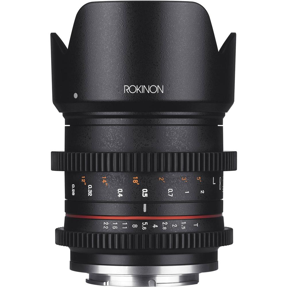 Rokinon Lente Cine 21mm T1.5 para Sony E - AOV 69.3°, Cristales Asféricos, De-Clicked Ir