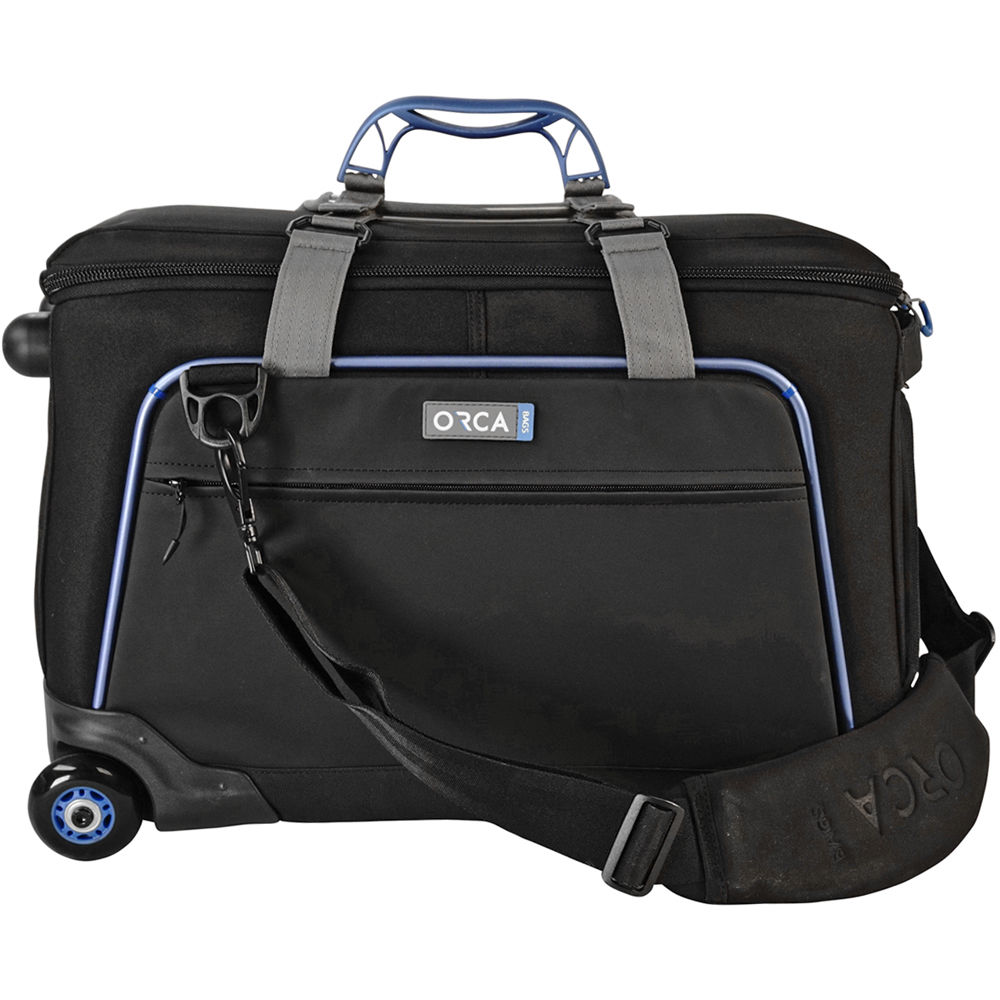 ORCA Trolley Bag para Cámara de Video OR-10 hasta 18.5"" con Ruedas y Divisores Ajustables