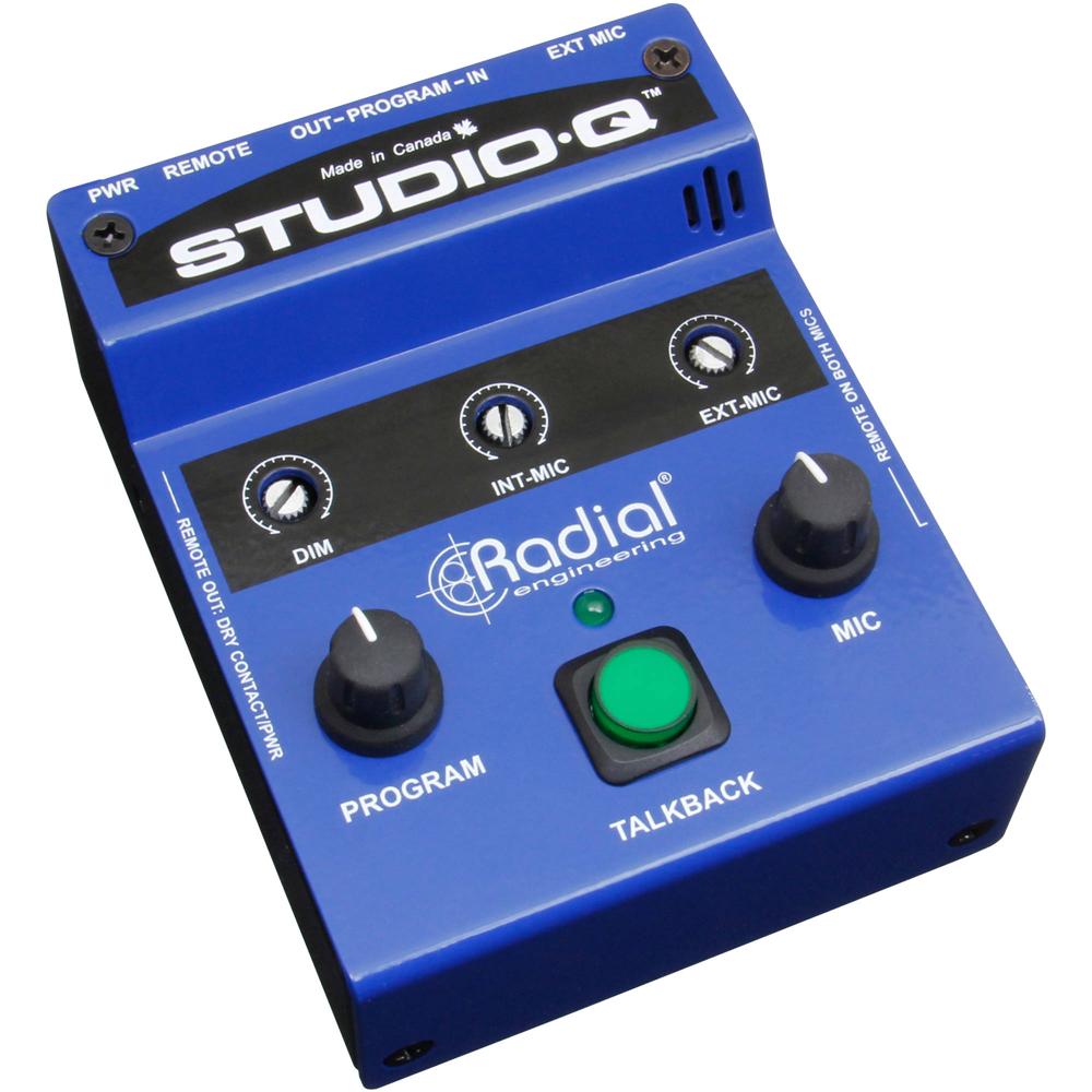 Radial Engineering Studio-Q Interfaz de Talkback con Micrófono Integrado