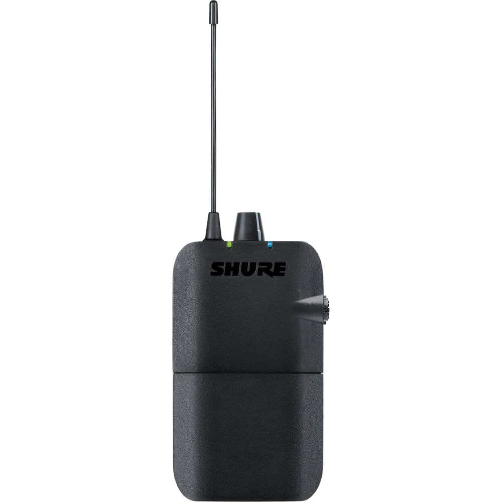 Shure P3R-H20 Receptor Inalámbrico Bodypack para PSM300 - 24-Bit Digital Audio, Escaneo d