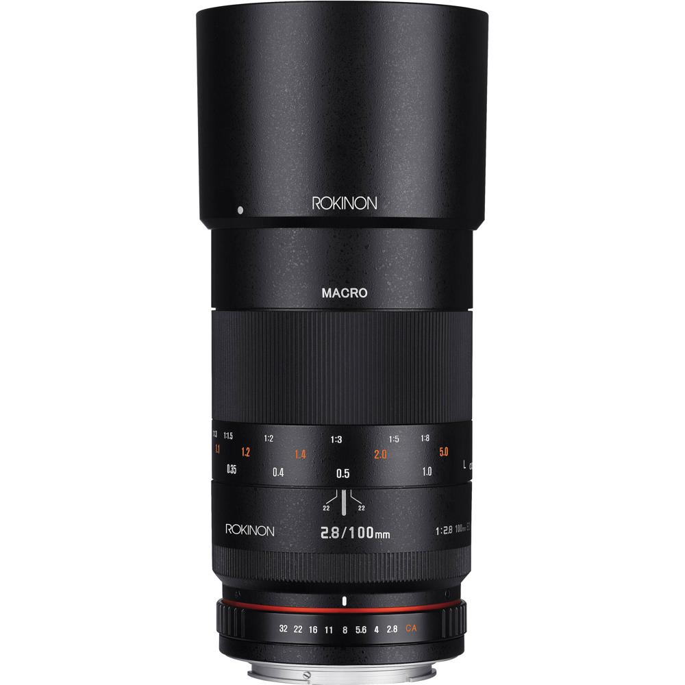 Rokinon 100mm f/2.8 Macro Lens Pentax K - 1:1 Magnificación, Enfoque Interno, Ultra Multi