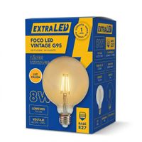 Foco LED Bola G95 Vintage G95 8W E27 Luz Cálida EXTRALED