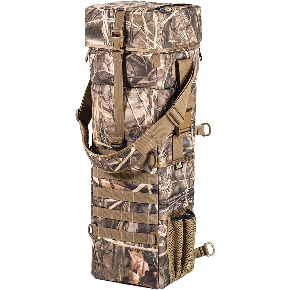 LensCoat Xpandable 4X Long Lens Bag Camouflage - Compatible con DSLR y Lentes Telefoto, Ex