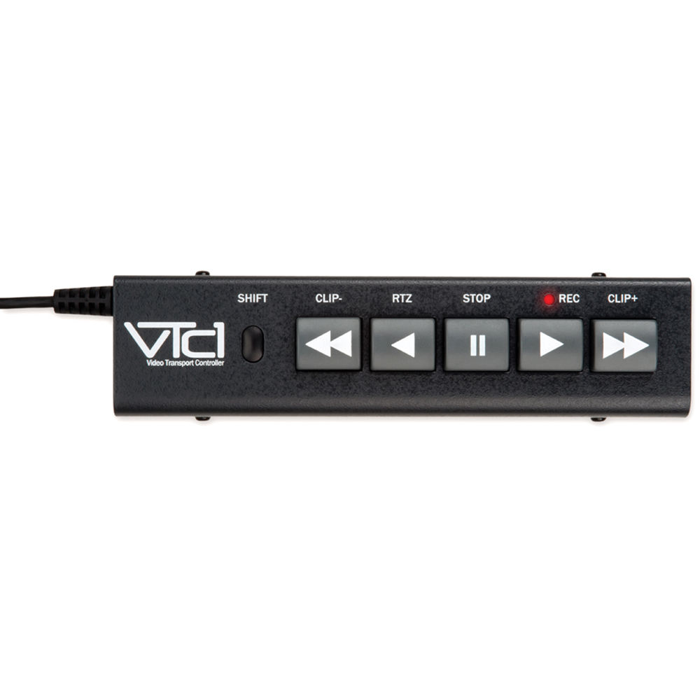 JLCooper VTC1 Controlador de Transporte de Video RS-422 con Cable Integrado de 9.8'