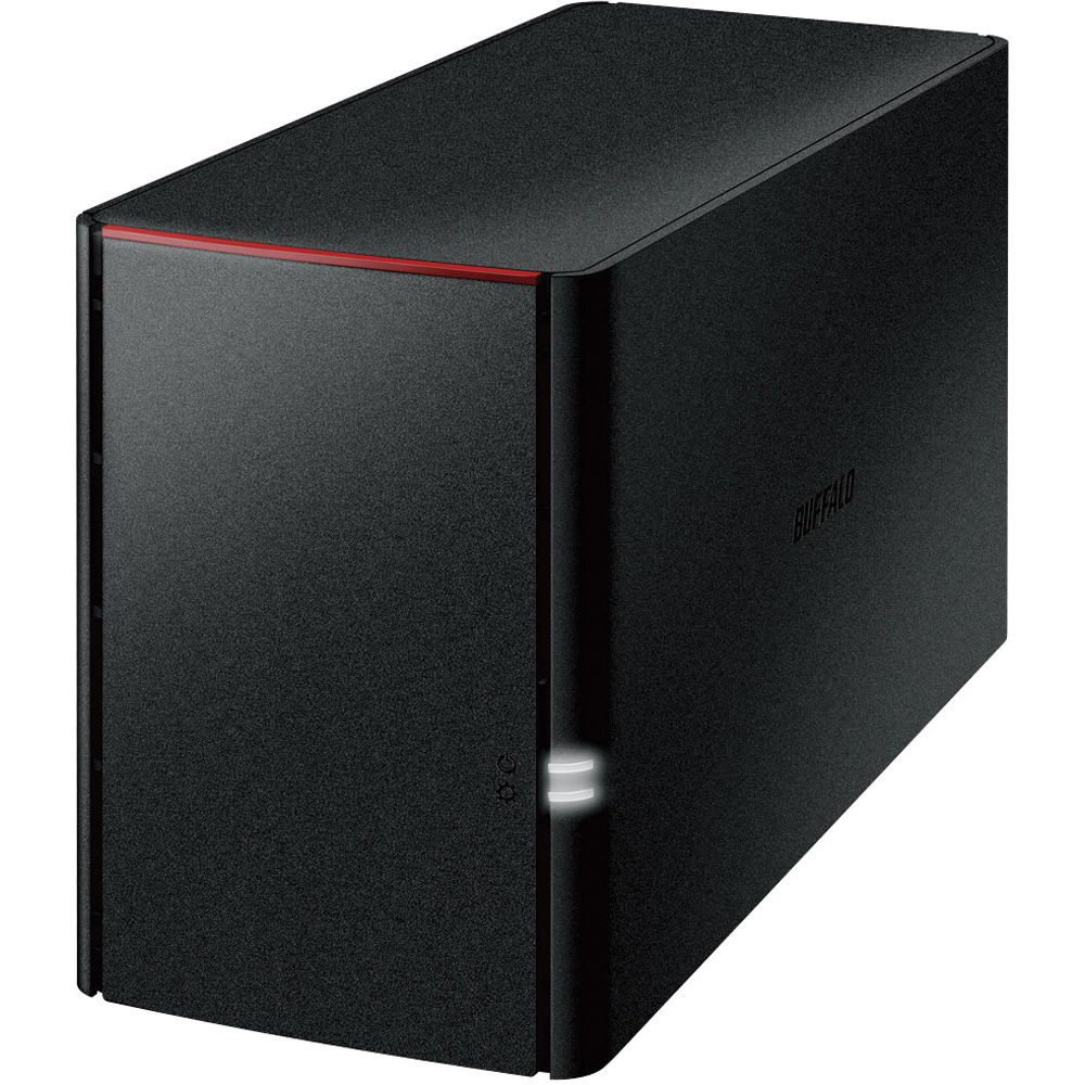 Buffalo LinkStation 220 NAS Server 4TB (2 x 2TB) - RAID 0/1/JBOD, Gigabit Ethernet, USB 2.