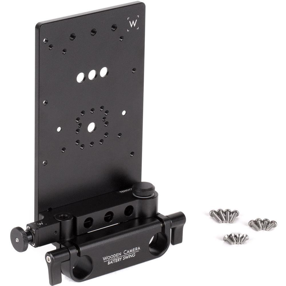 Wooden Camera Battery Swing - Soporte para Batería V-Mount o Gold Mount, Articulable para