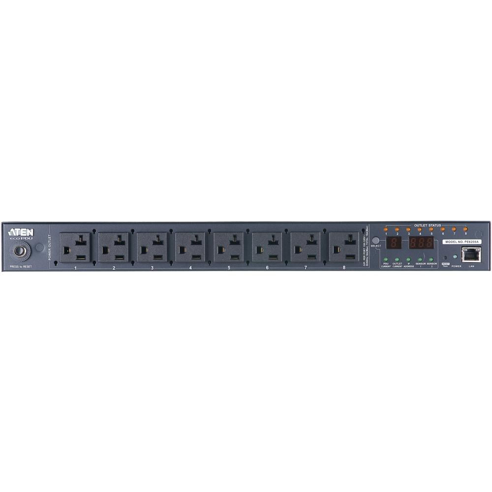 ATEN Unidad de Distribución de Energía PE6208A 8 Salidas NEMA 5-20R 20A/12A, Control Rem