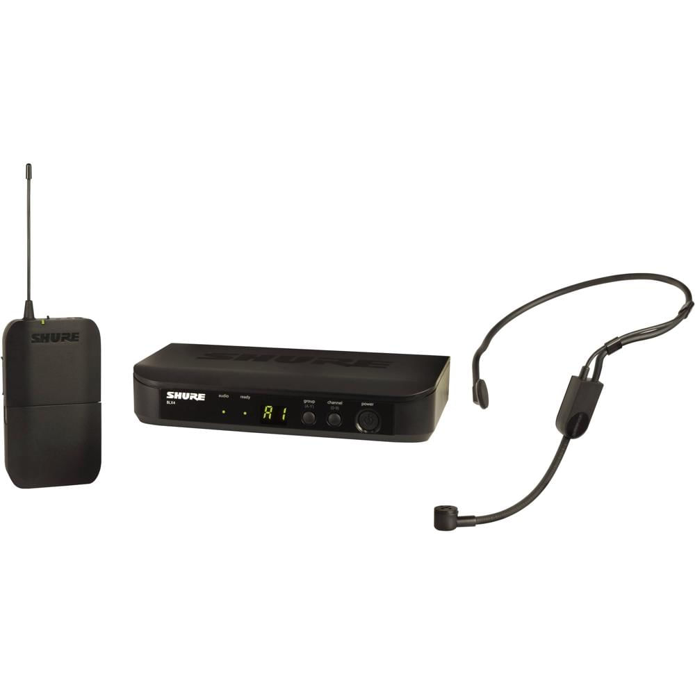 Shure Sistema de Micrófono Inalámbrico BLX14/PGA31 con Micrófono Headset Cardioide, Ran