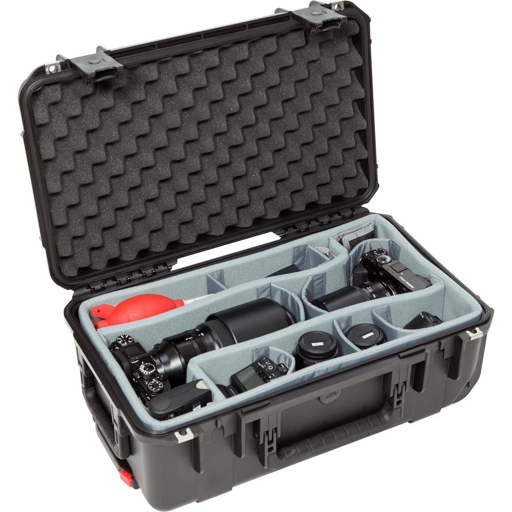 SKB iSeries 2011-7 Case - Estuche Impermeable para 2 Cámaras y 7 Lentes con Divisores Thi