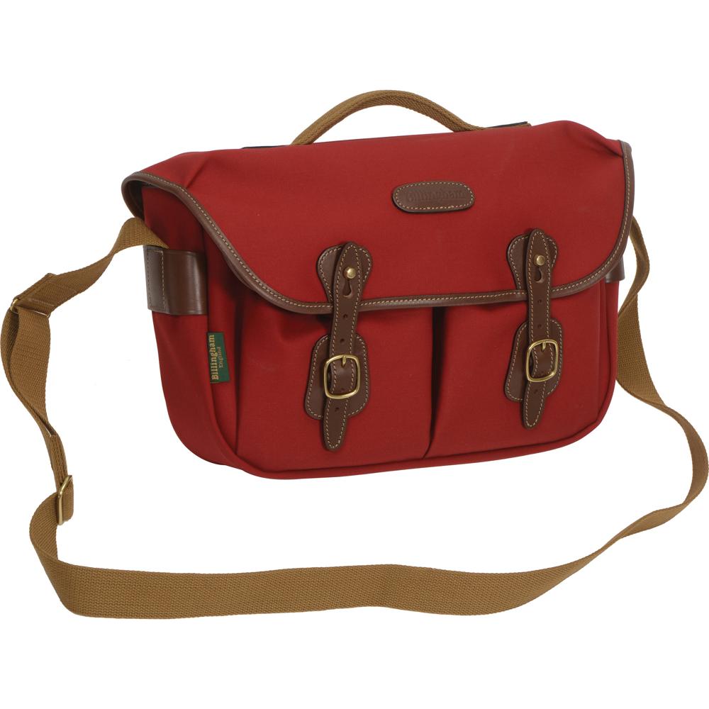 Billingham Hadley Pro Bolsa para Cámara - Lona Burdeos con Detalles en Cuero Chocolate, C