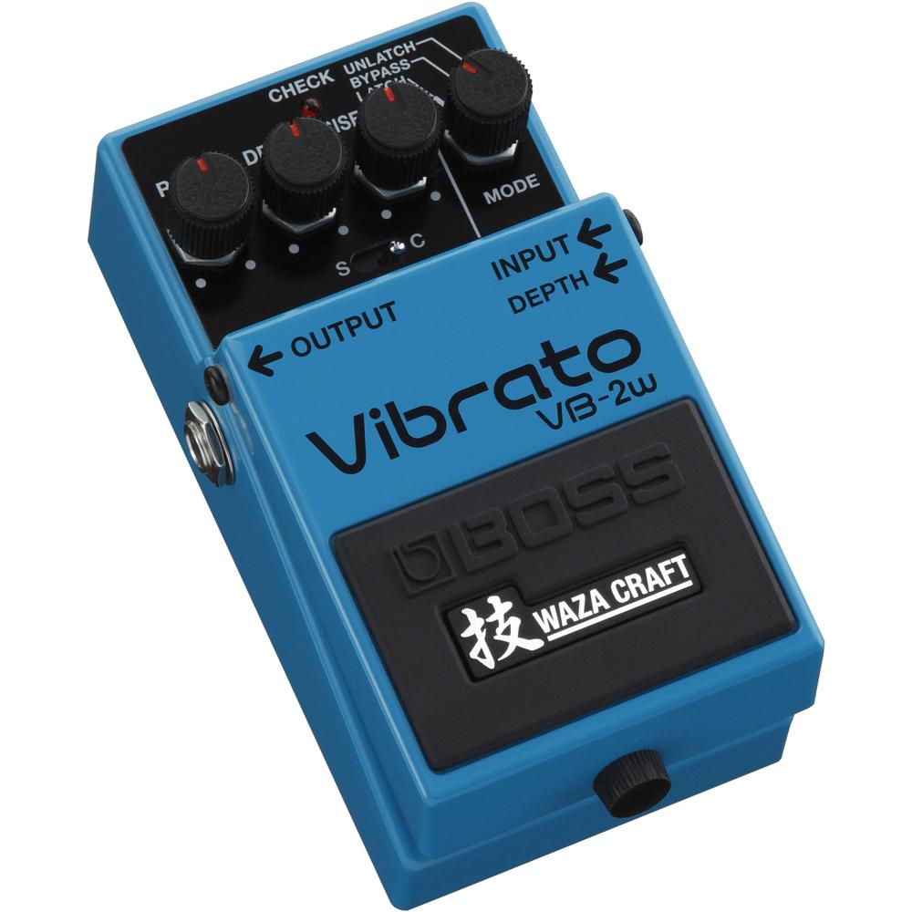 BOSS Pedal de Vibrato Waza Craft VB-2W 100% Analógico con Modos Estándar y Personalizado