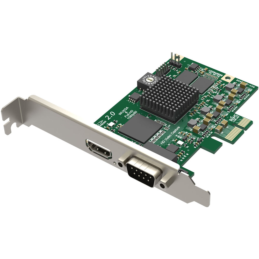 Magewell Pro Capture HDMI Card 1-Channel PCIe 2.0, 10/12-Bit Color, Soporte HDMI y DB-9