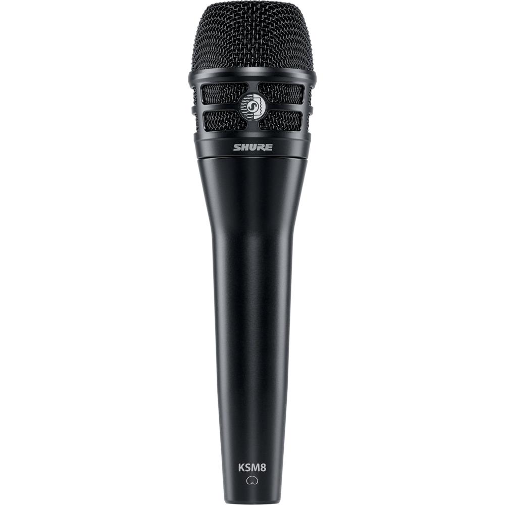 Shure KSM8/B Micrófono Dinámico de Mano Dualdyne Cardioide con Respuesta de Frecuencia d