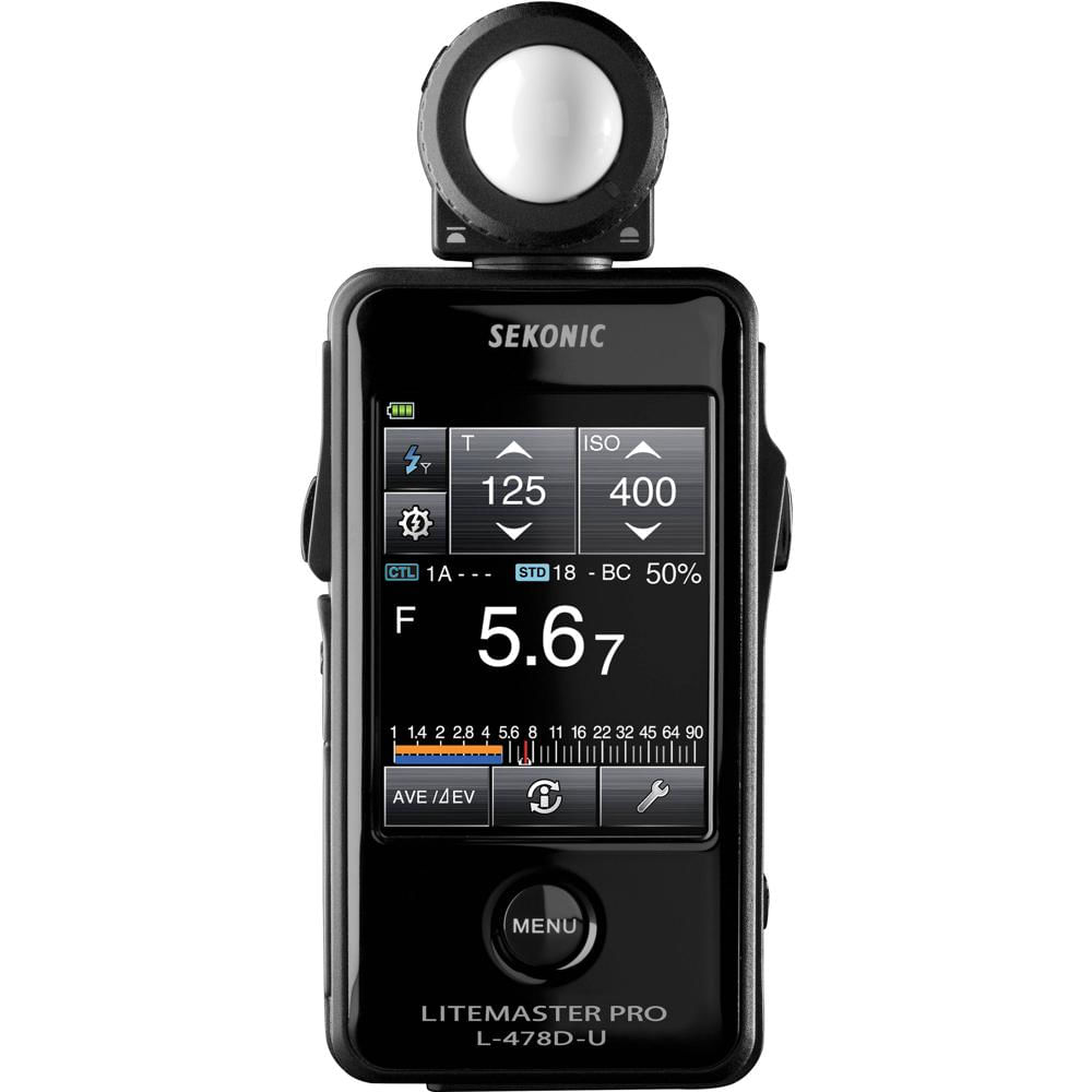 Sekonic Medidor de Luz LiteMaster Pro L-478D-U con Pantalla Táctil de 2.7"" y Funciones de