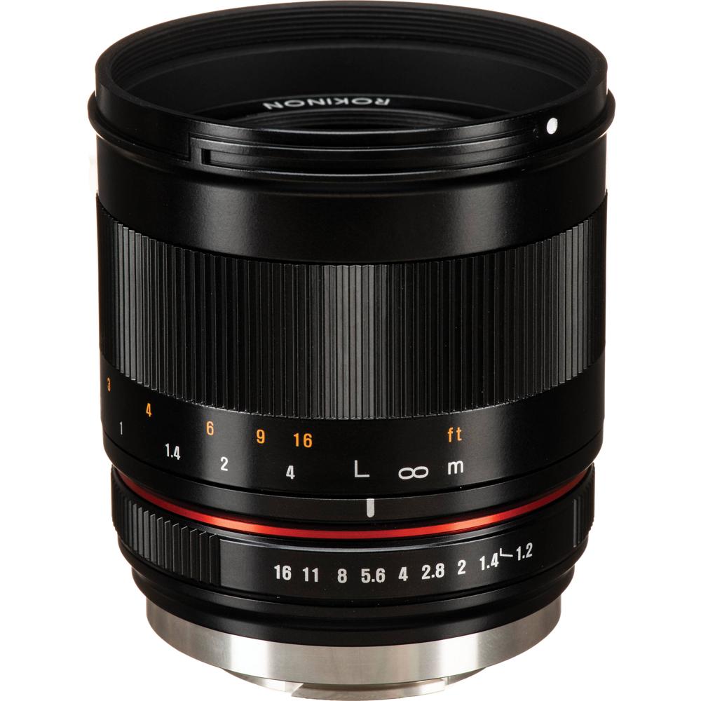 Rokinon 50mm f/1.2 Lens para Fujifilm X - Apertura f/1.2, Dos Elementos Asféricos, Ultra