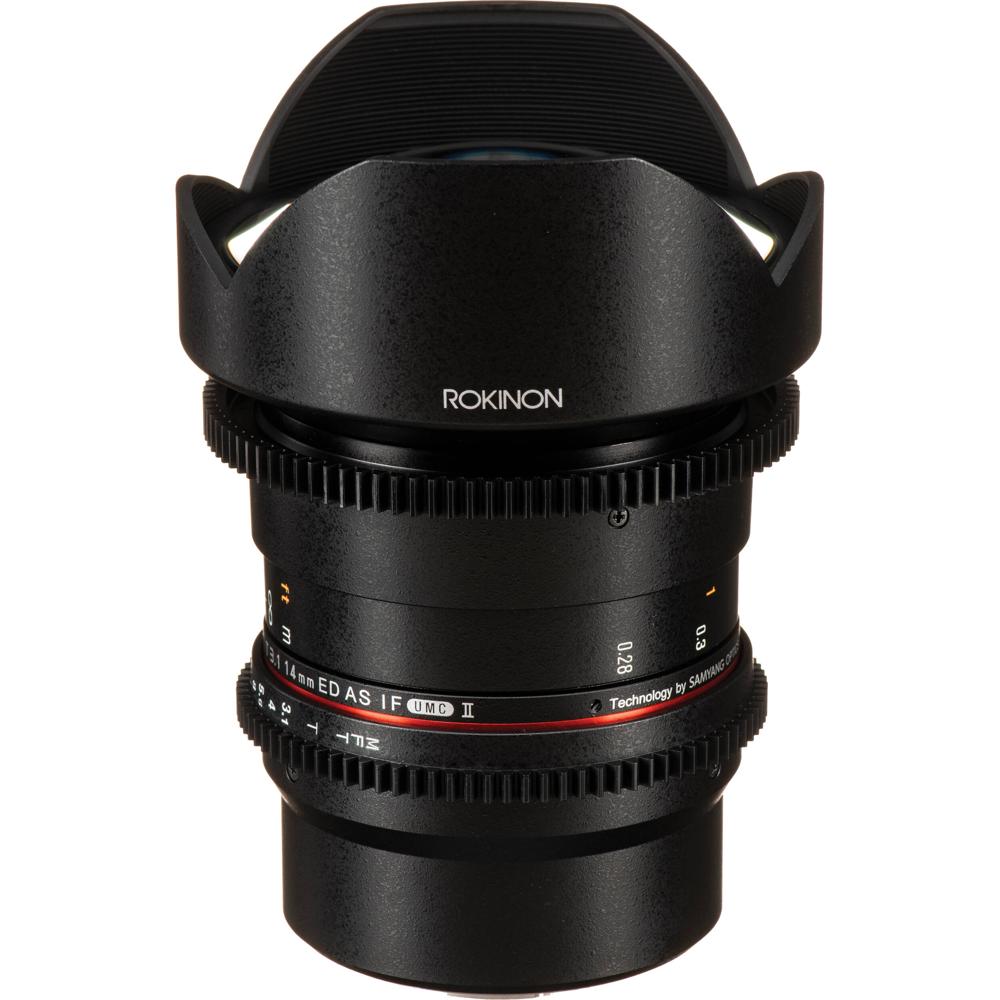 Rokinon Lente Cine DS 14mm T3.1 para Montura Micro Cuatro Tercios - Ultra Gran Angular, HÃ