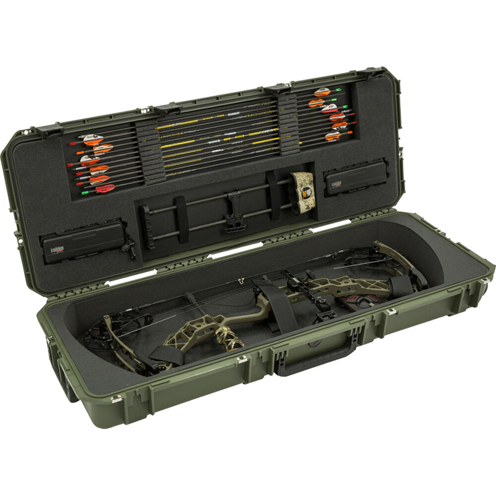 SKB Funda para Arco iSeries 4214 Verde OD - Resistente al Agua y Golpes, Interior con Espu