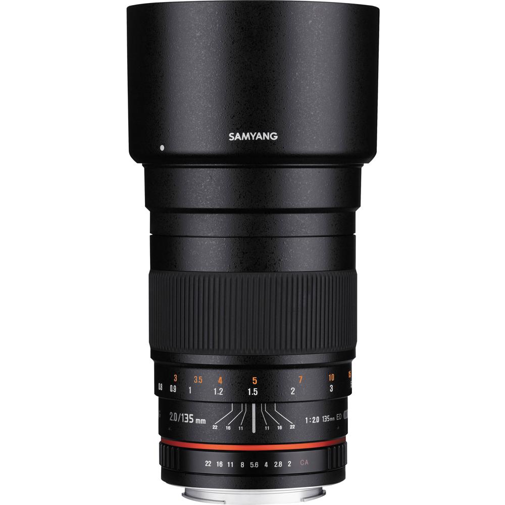 Samyang Lente 135mm f/2.0 ED UMC para Fujifilm X Mount - Apertura f/2.0, Enfoque Manual, D