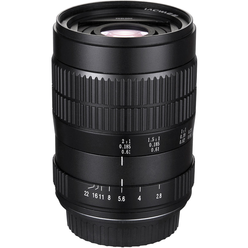 Venus Optics Laowa 60mm f/2.8 2X Ultra-Macro Lens Nikon F-Mount, Apertura f/2.8 a f/22, En