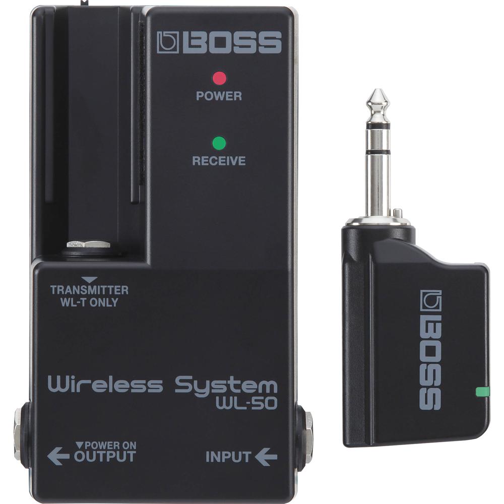 BOSS WL-50 Sistema Inalámbrico para Pedalboards - Transmisor WL-T Incluido, Latencia de 2