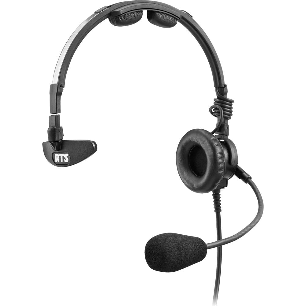 RTS LH-300 Auricular de Transmisión Ligero con Micrófono Dinámico y Conector XLR de 5 P
