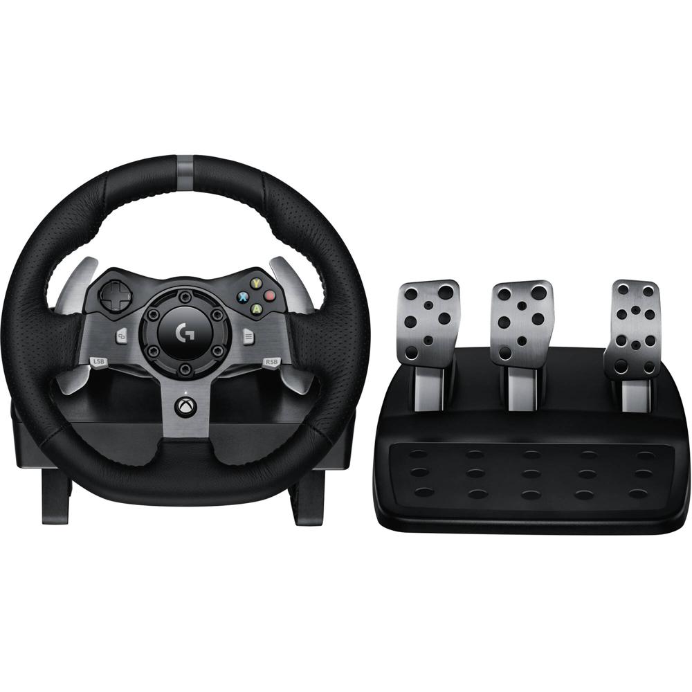 Logitech G920 Volante de Carreras con Pedales 3 en 1, 900Â° de RotaciÃ³n, RetroalimentaciÃ