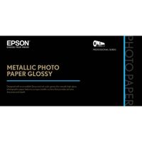 Epson Papel Fotográfico Metálico Glossy 36"" x 100' - 257 gsm, 10.5 mil, Brillo 81%, Blan
