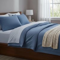 Juego de sabanas  algodón pima interiotex  180 hilos King color  Simply Denim
