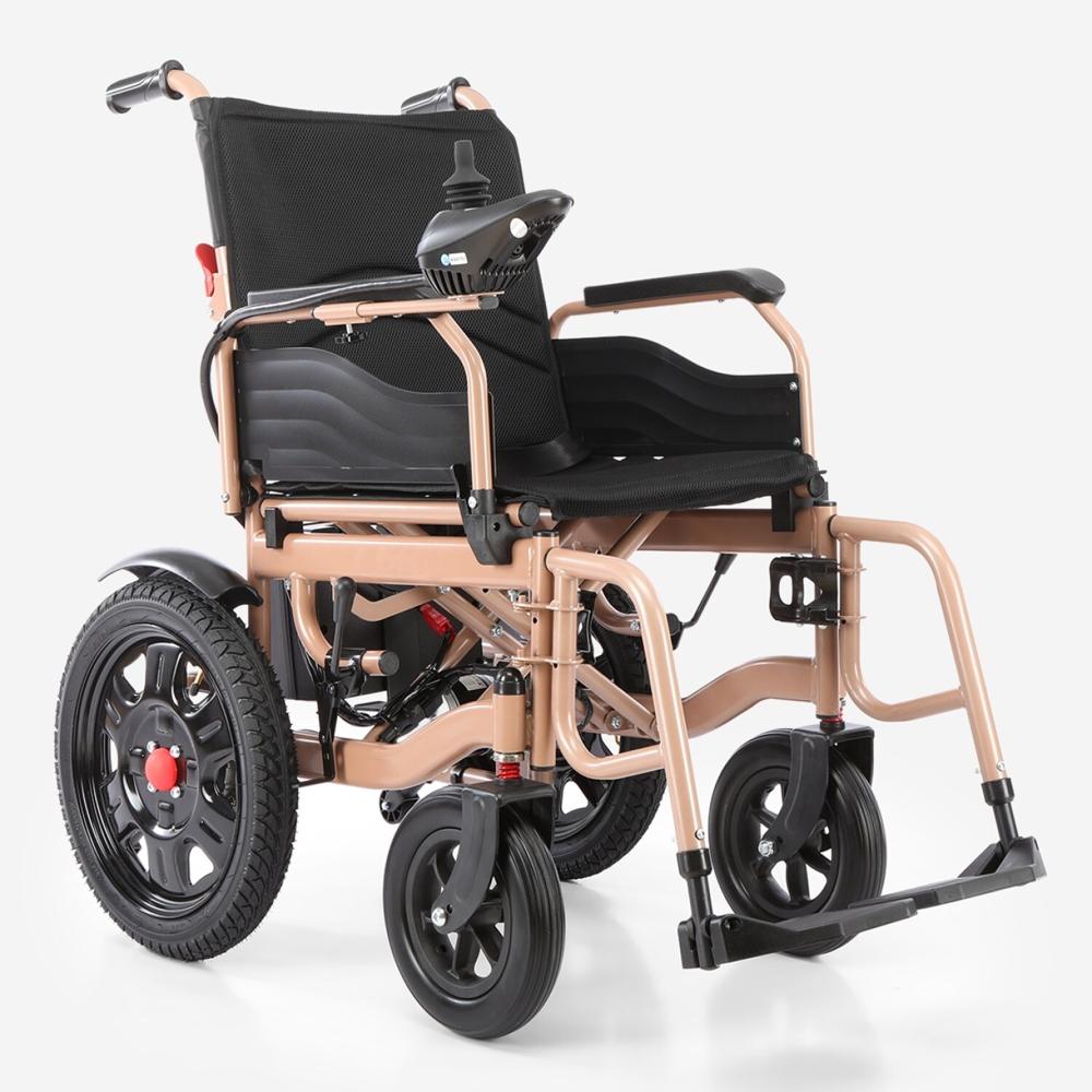 Silla de Ruedas Eléctrica Comfort Premium - Marrón