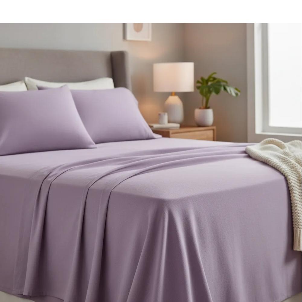 Juego de sabanas  algodón pima interiotex  180 hilos Queen color  Bruma