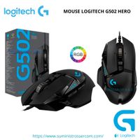 MOUSE LOGITECH G502 HERO 16000 DPI RGB BLACK