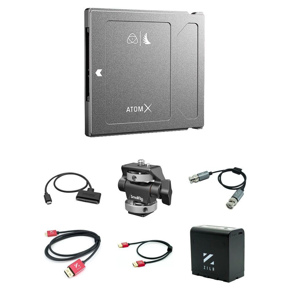 Angelbird AtomX SSDmini 2TB con Docking Station USB-C 3.1 y Batería NP-F970