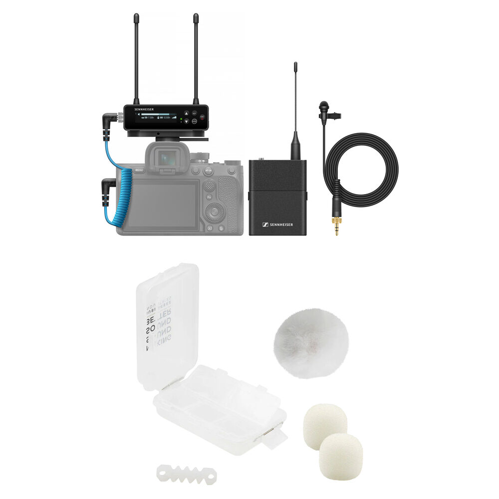 Sennheiser EW-DP ME 2 SET Micrófono Lavalier Inalámbrico Digital Omnidireccional con Kit