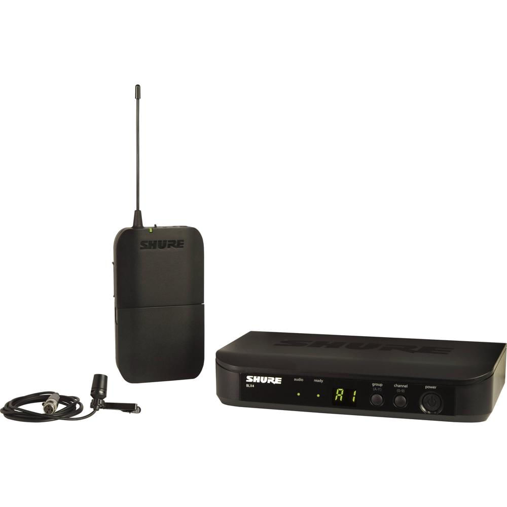 Shure BLX14/CVL Sistema Inalámbrico de Micrófono Lavalier Cardioide CVL, 512 a 542 MHz,