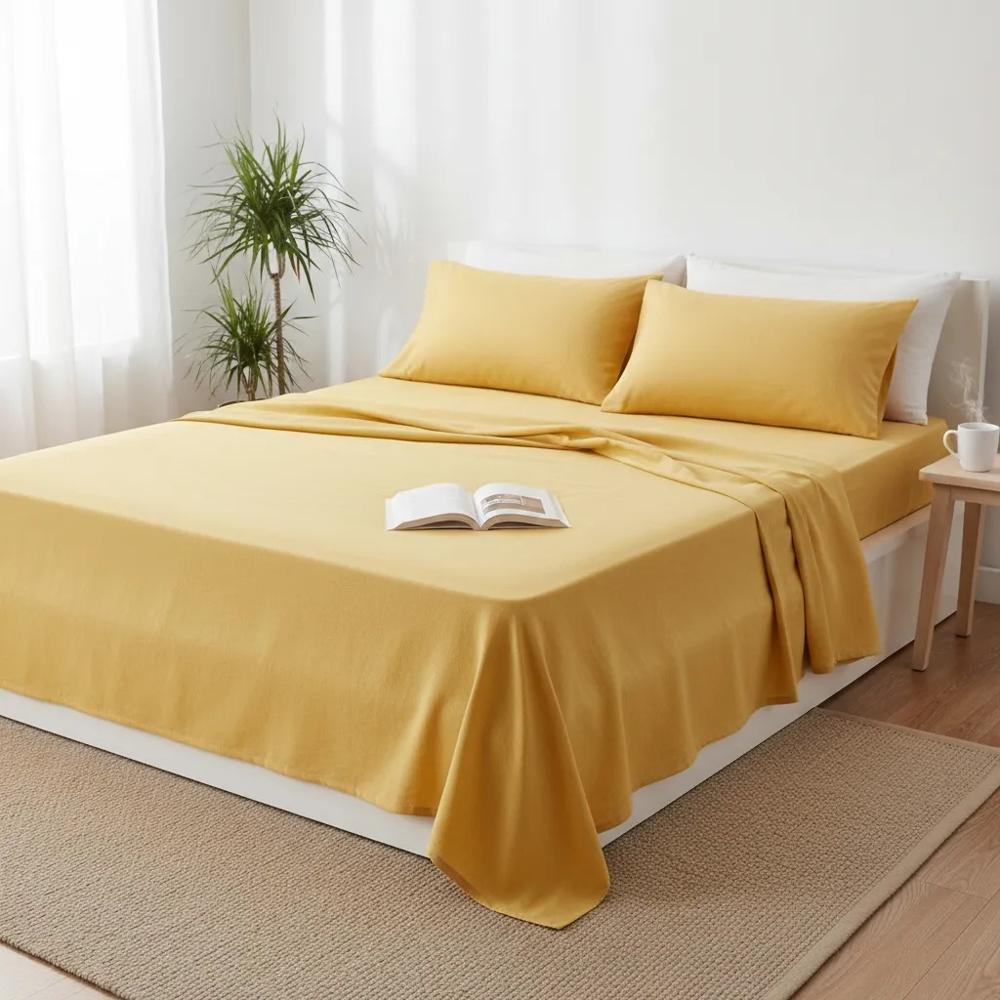 Juego de sabanas  algodón pima interiotex  180 hilos 2 Plazas color  Tropicana
